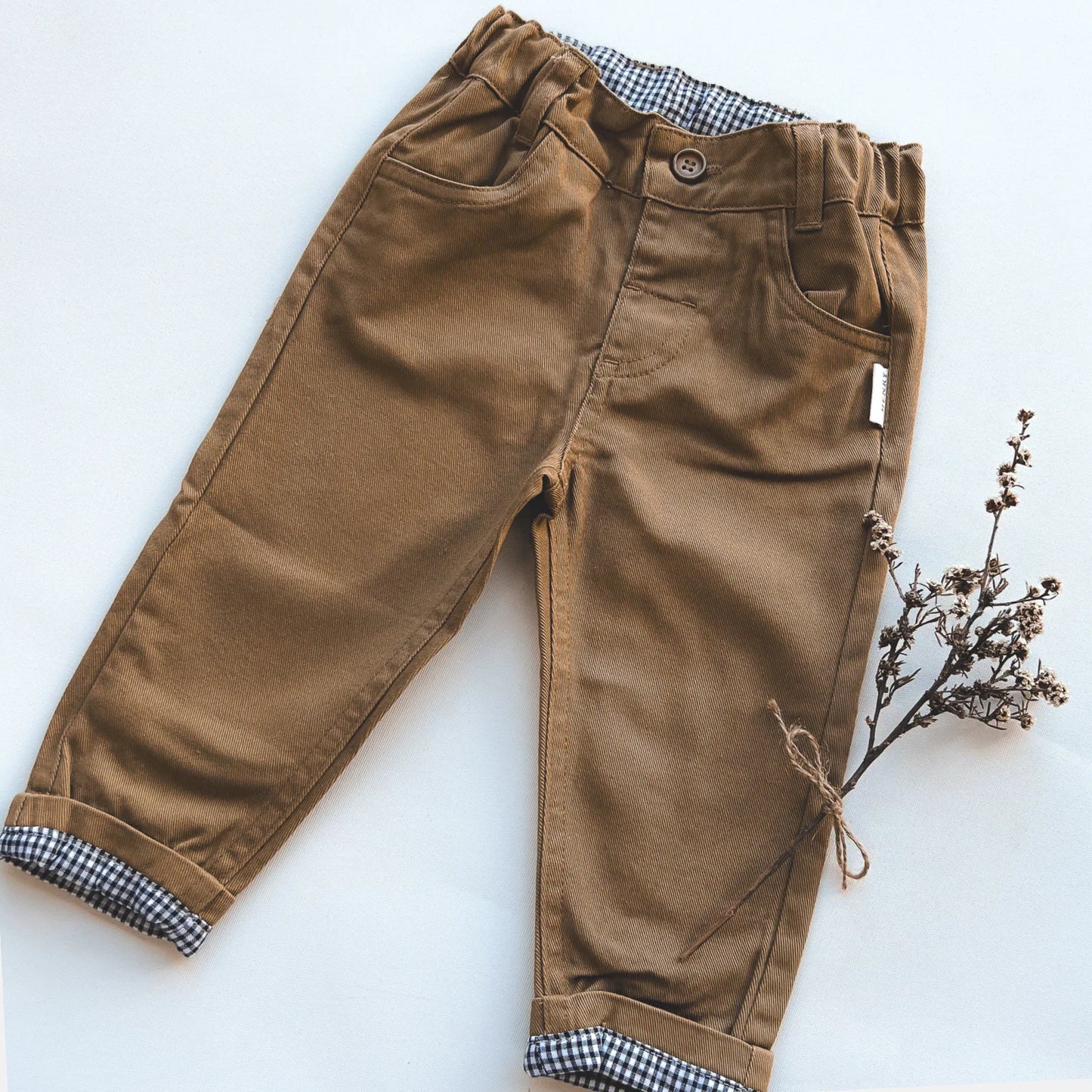 Baby Boys Chino Pant - Taupe