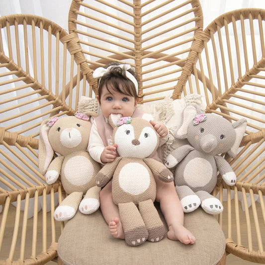 Amelia the Bunny Knitted Plushie