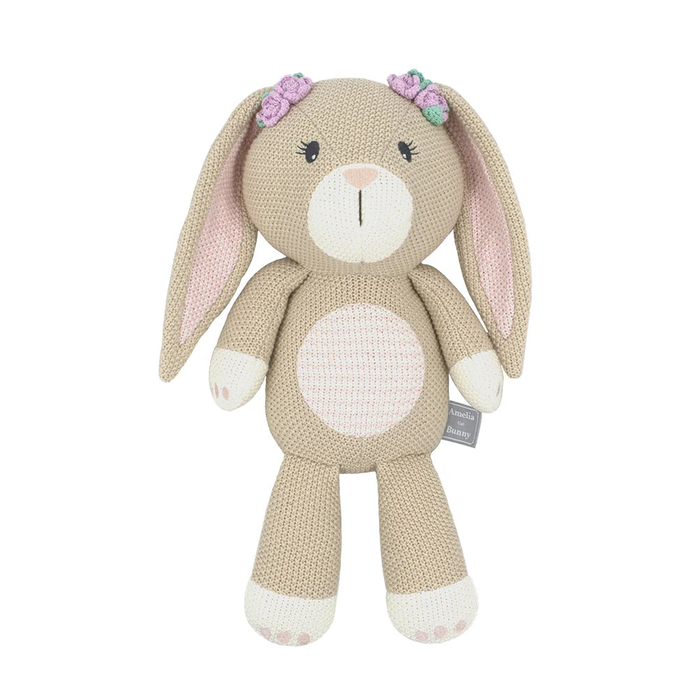 Amelia the Bunny Knitted Plushie