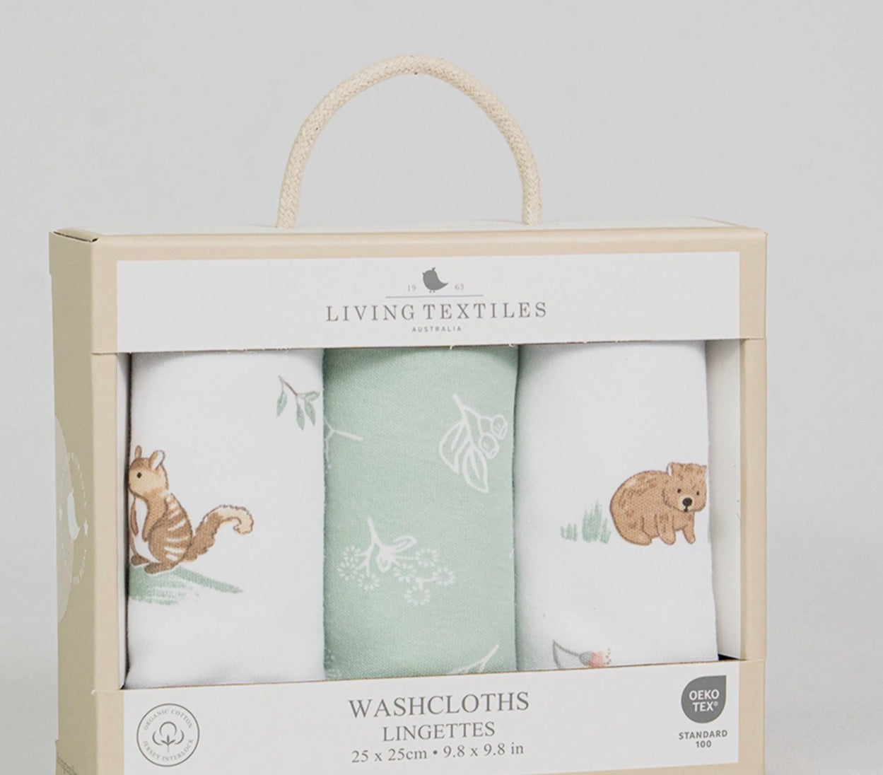 3 Pack Wash cloths - Australiana