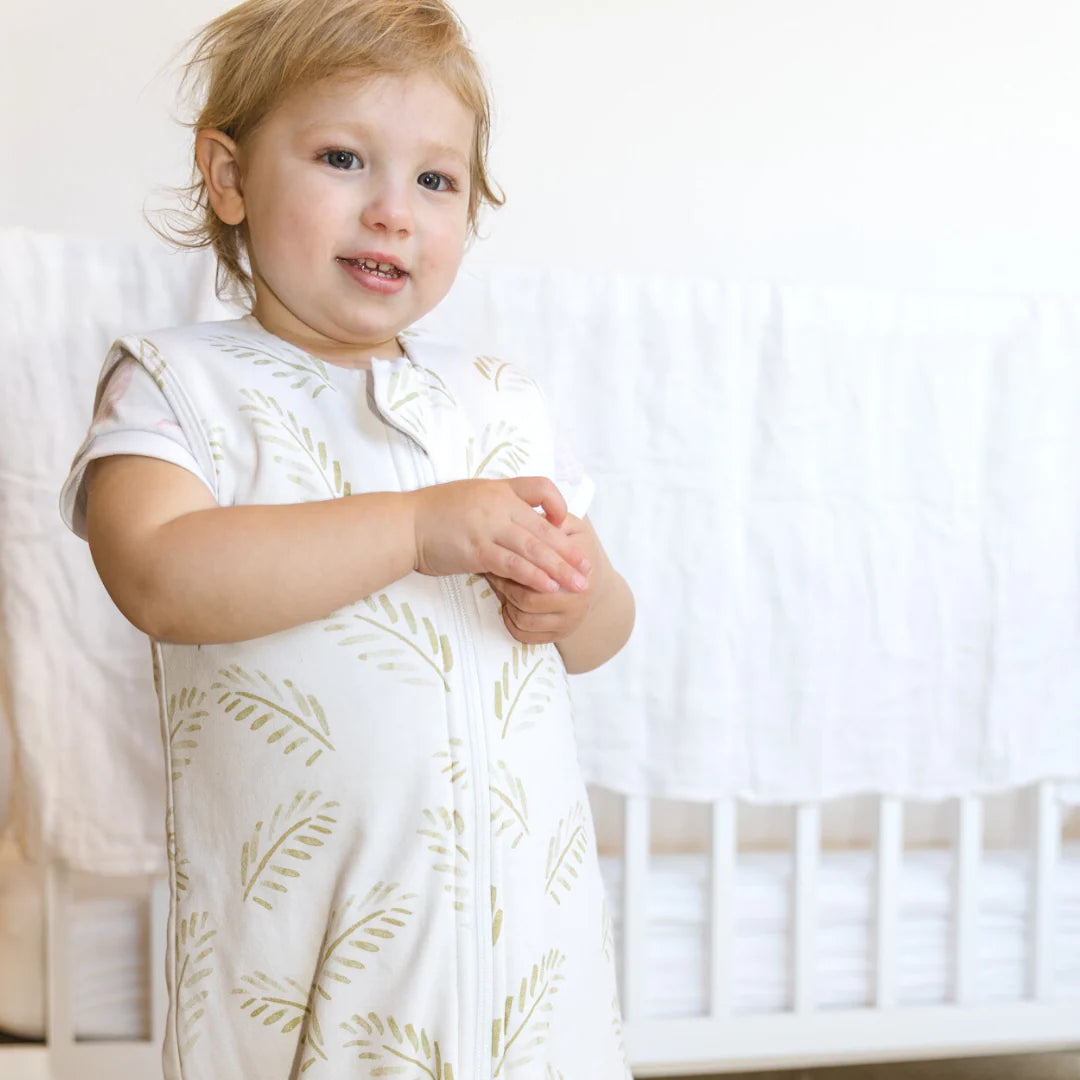WINTER SLEEPING BAG 2.5 TOG - GOLD FERN - M 12-22 Months