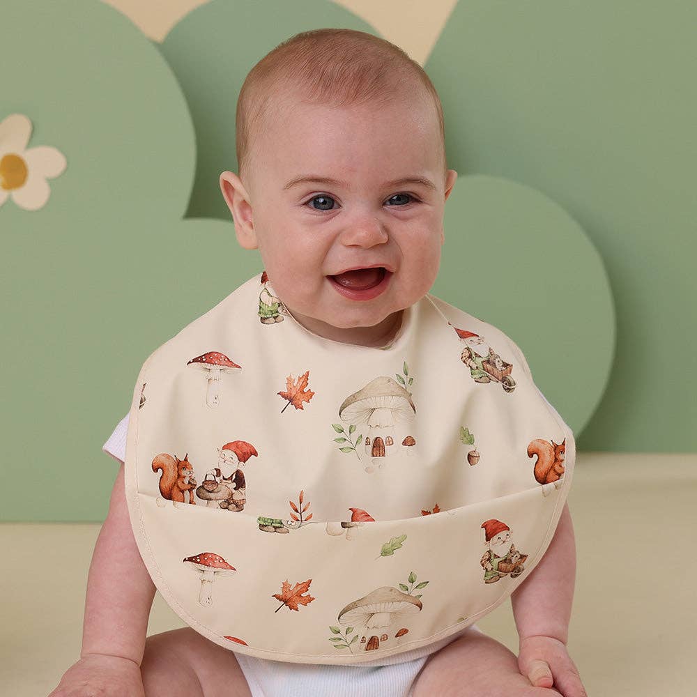 Gnomes Snuggle Bib