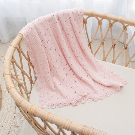 Bamboo Heirloom Blanket - Pink