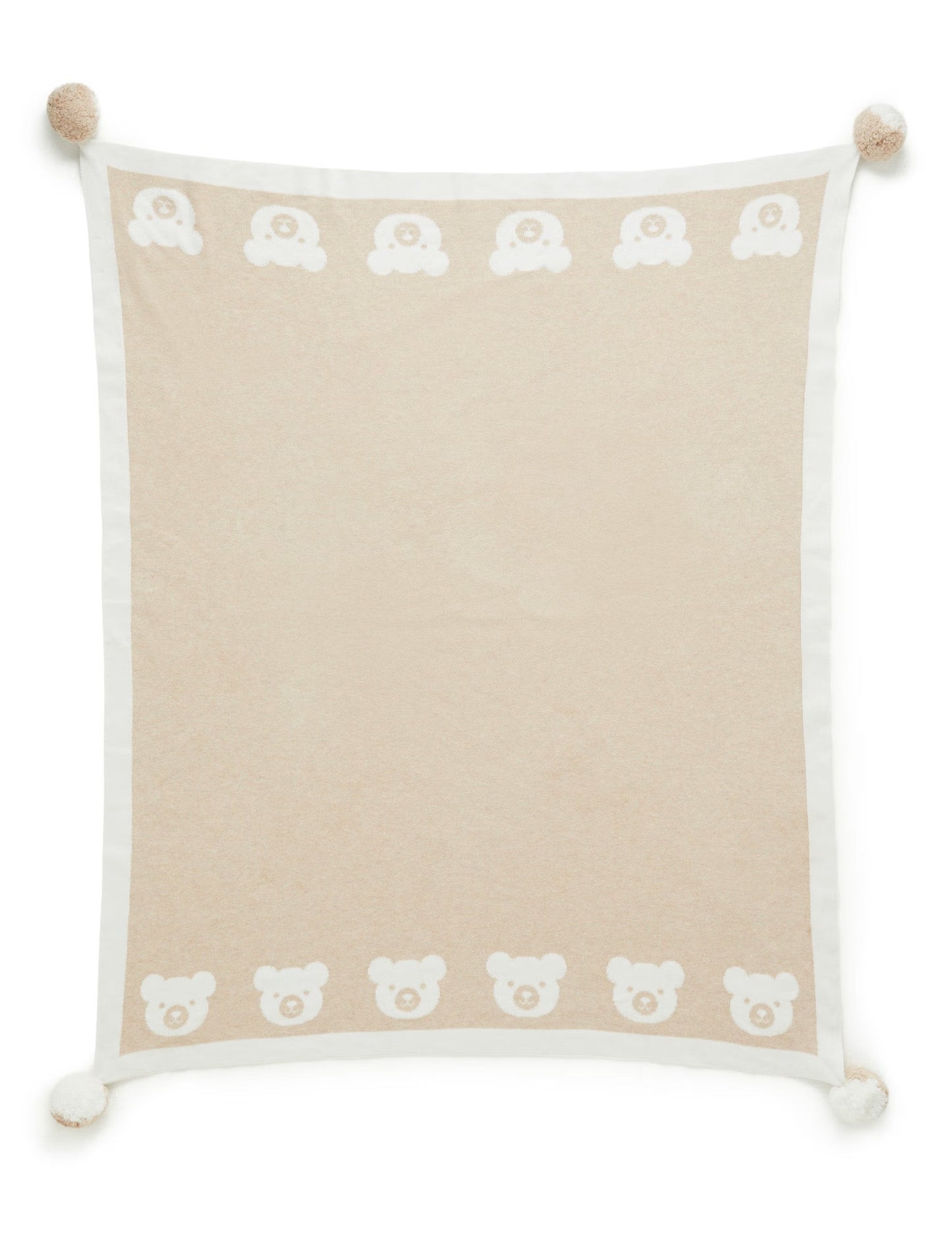 BORDER POM POM BLANKET