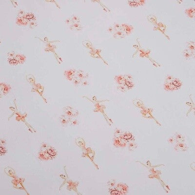 Ballerina Organic Bassinet Sheet / Change Pad Cover