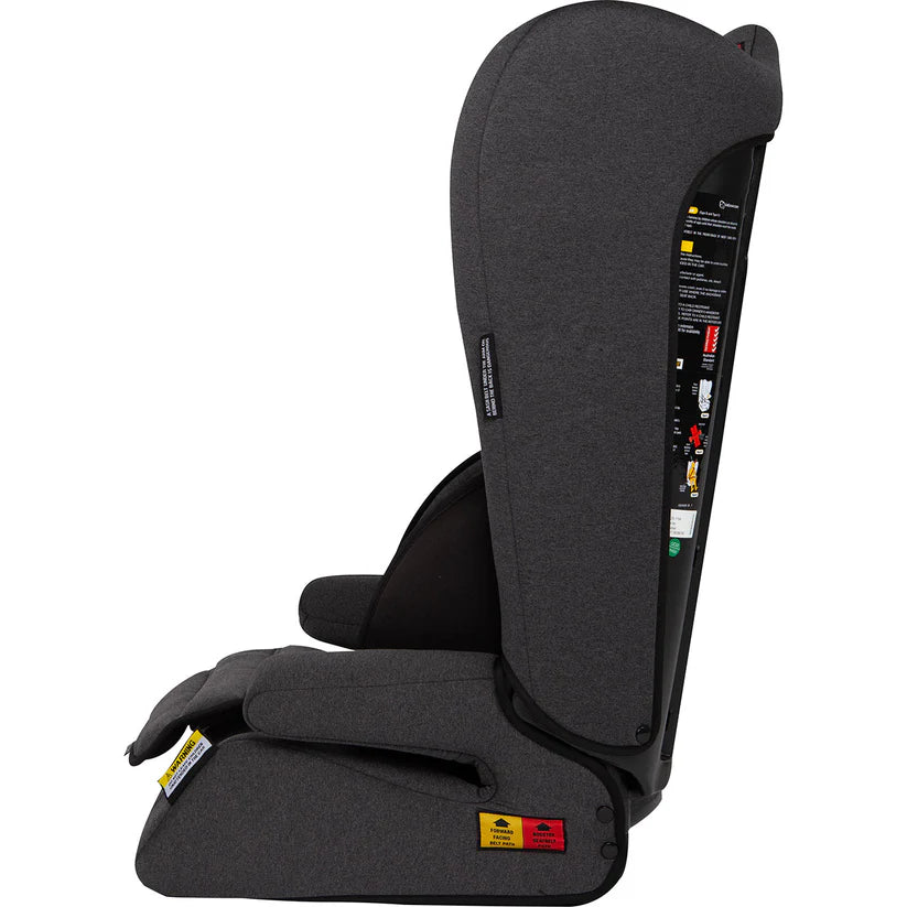 InfaSecure Comfi Go Convertible Booster Seat -BLACK FLECK