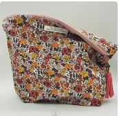 Pink Floral Nappy Clutch