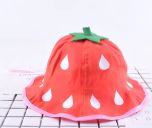Bucket Hat- Strawberry Design