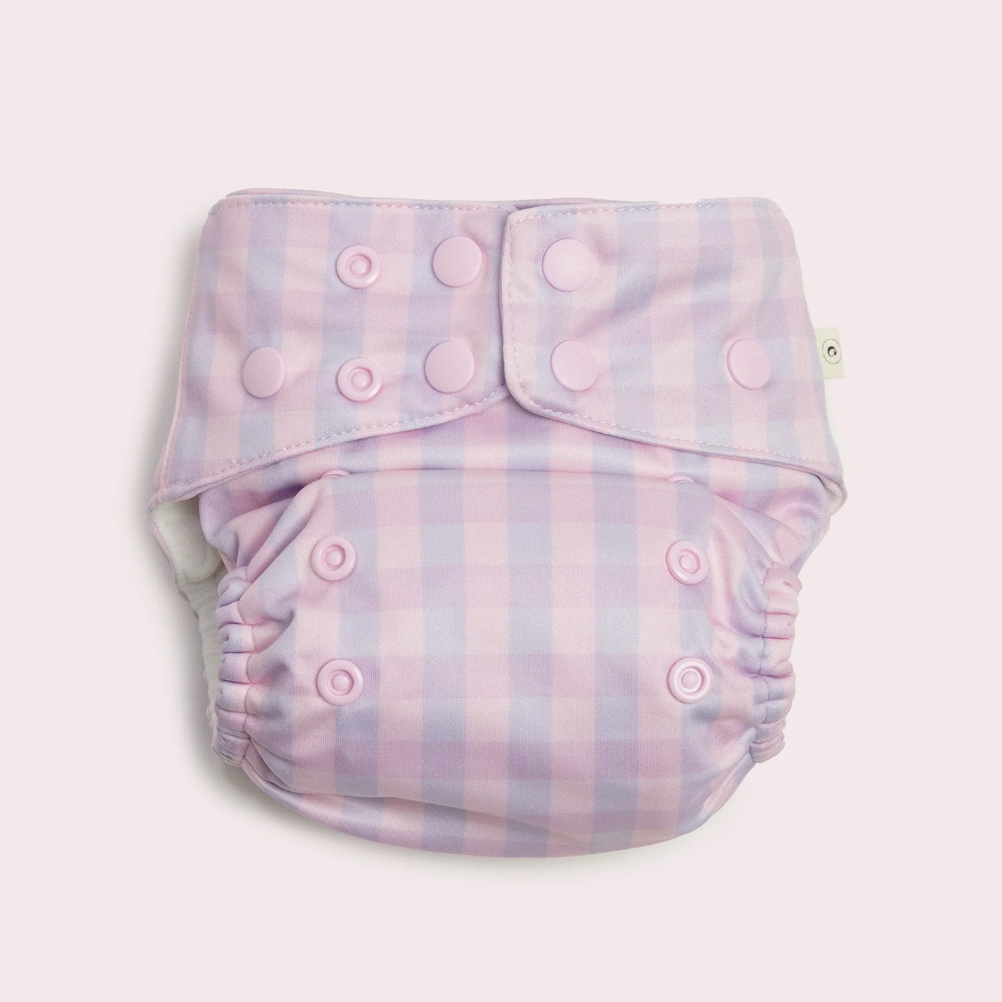 Modern Cloth Nappy-Lilac-One size 3.5kg-16kg