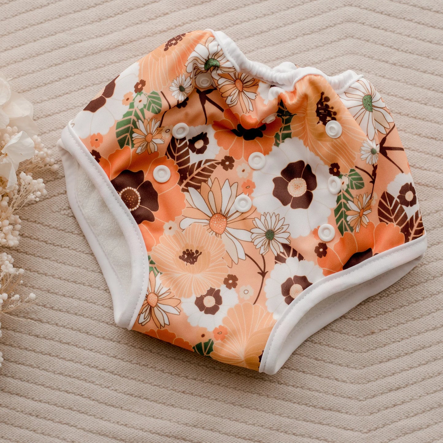 Training Pants-Retro Flowers
