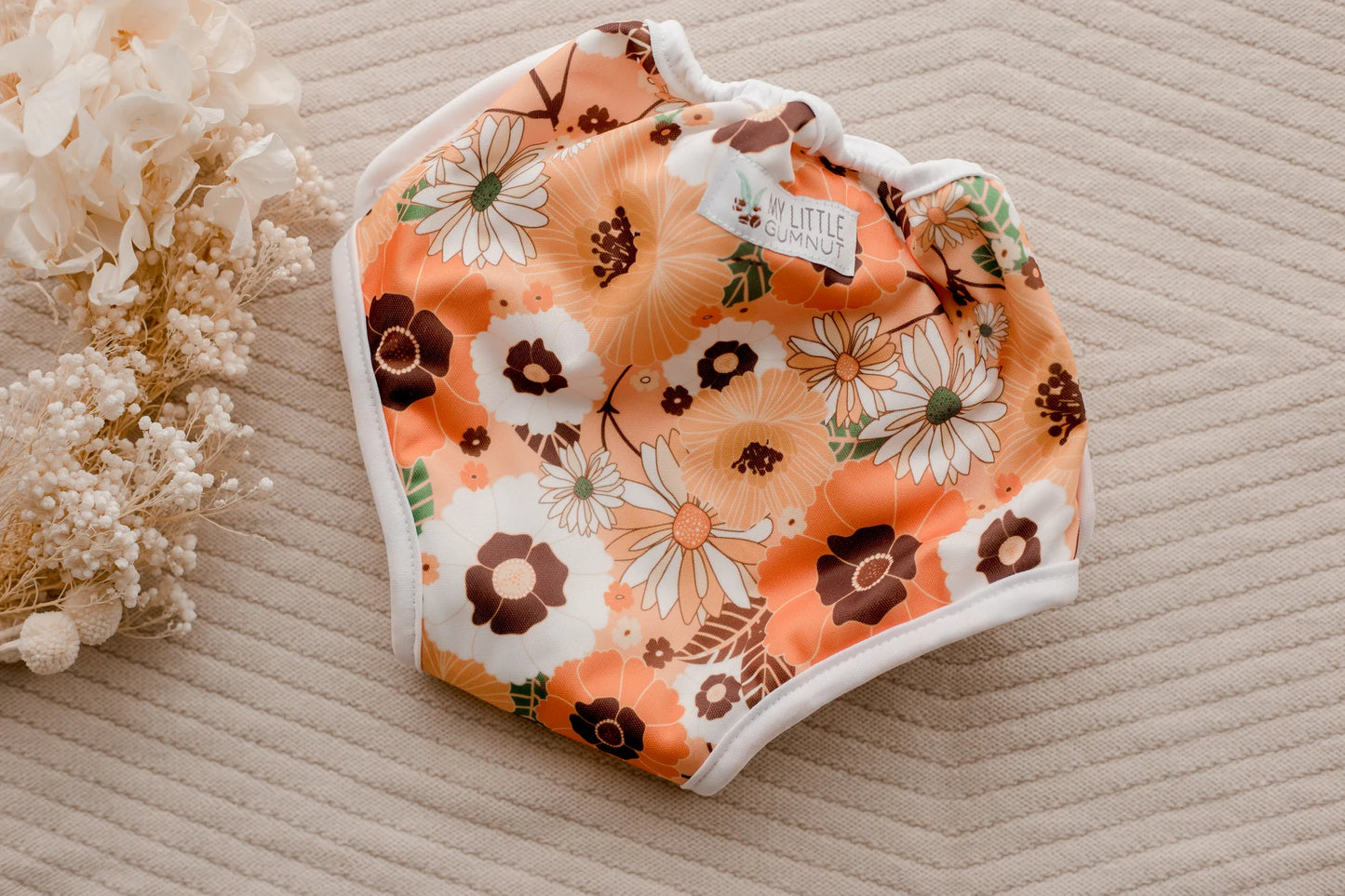 Training Pants-Retro Flowers