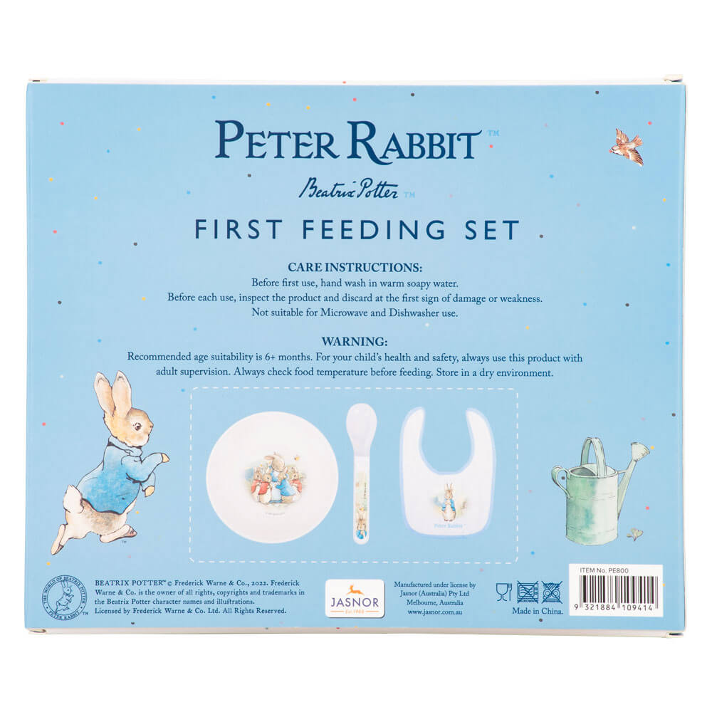PETER RABBIT FIRST FEEDING SET