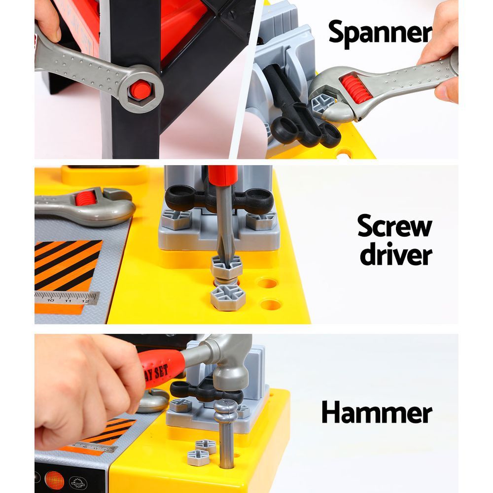 Keezi Kids Pretend Workbench DIY Tools 54piece