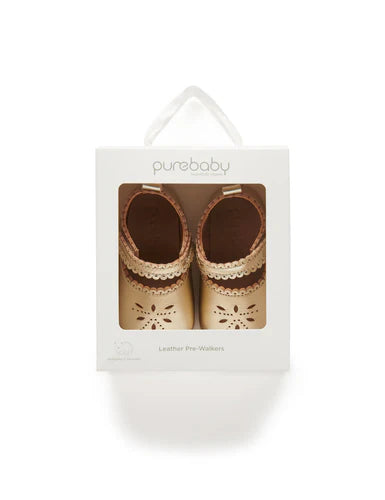 Leather Eyelet Mary Janes