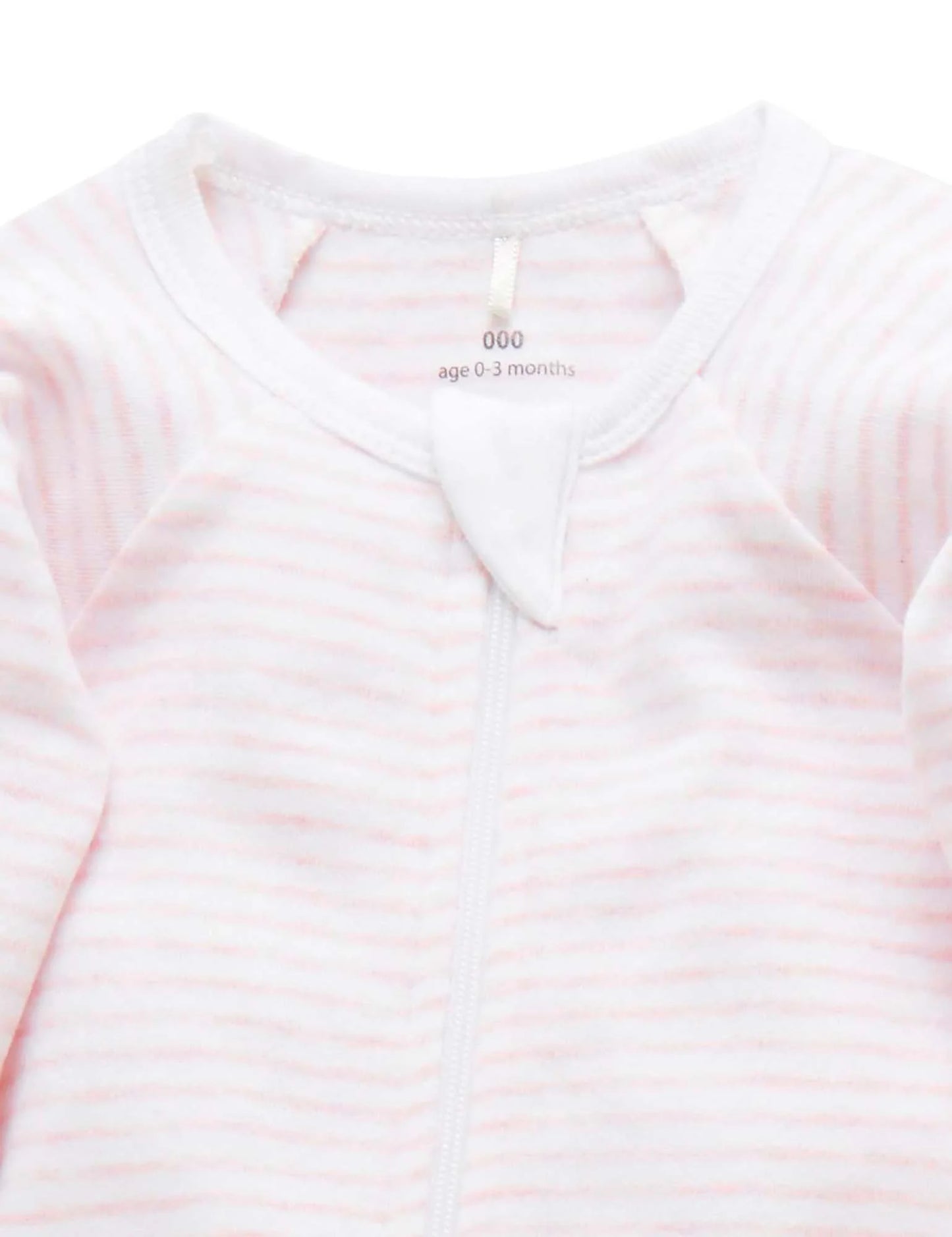 2 PACK ZIP GROWSUIT -Pale Pink