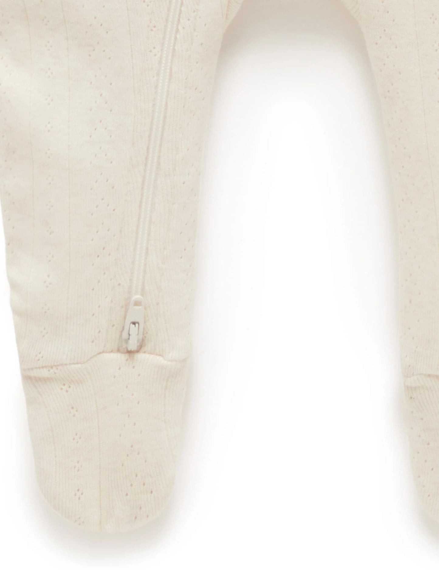 POINTELLE GROWSUIT & HAT PACK-Wheat Melange