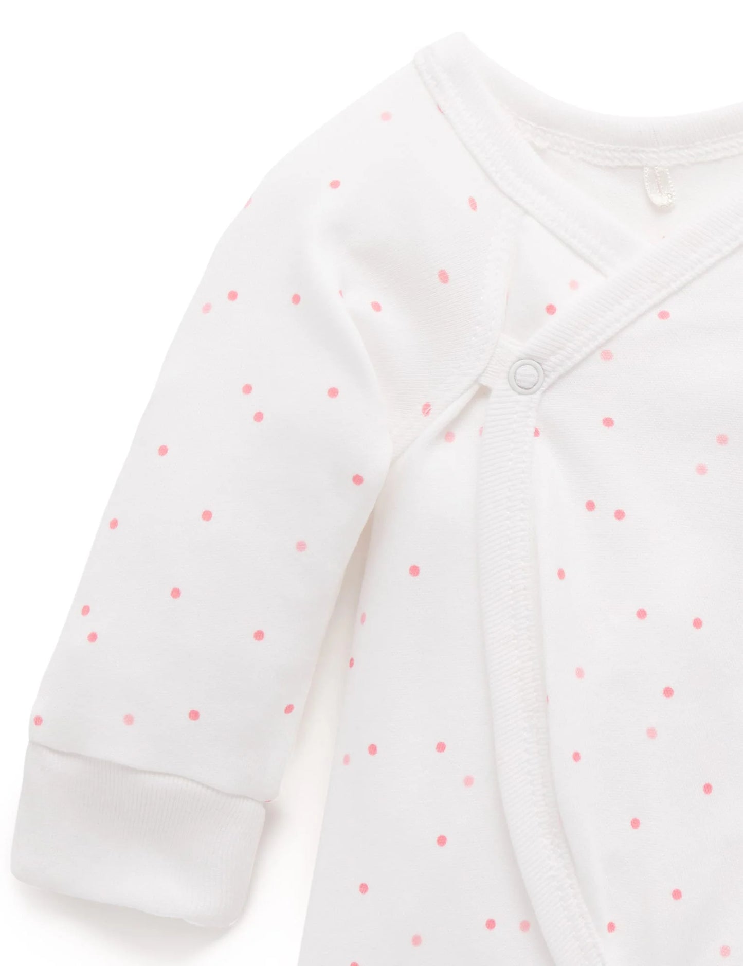 PREMI CROSSOVER LS GROWSUIT- Pale Pink Spot