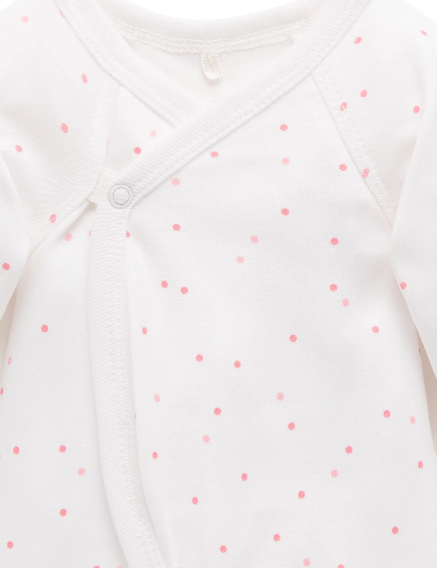 PREMI CROSSOVER LS GROWSUIT- Pale Pink Spot