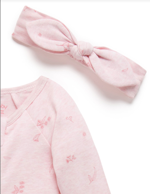 ZIP GROWSUIT & HEADBAND SET