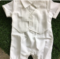 Christening outfit for boys.