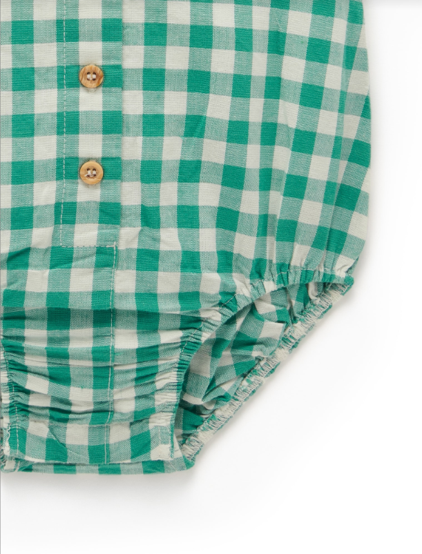 Palm Gingham Bodysuit