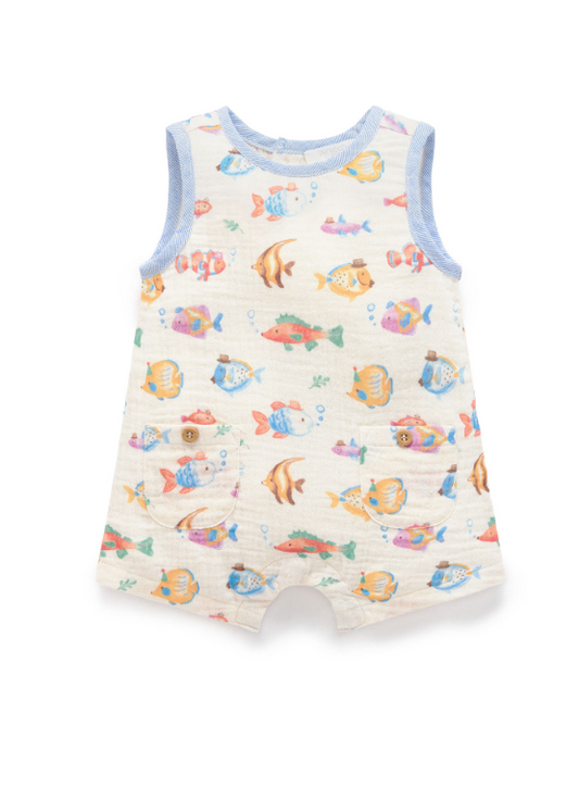 Fancy Fish Romper