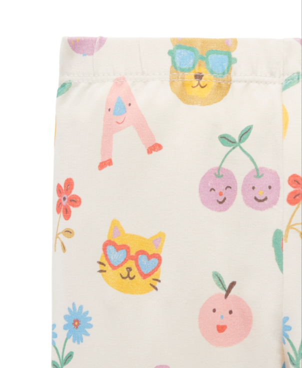 Bike Shorts- Friendship Print