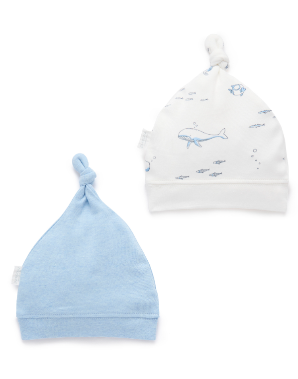KNOT HAT 2 PACK- Vanilla Nautical