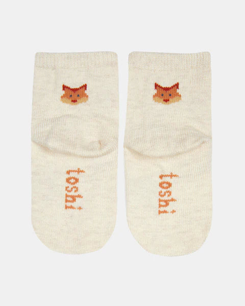 Organic Ankle Socks, Jacquard- Enchanted Forest