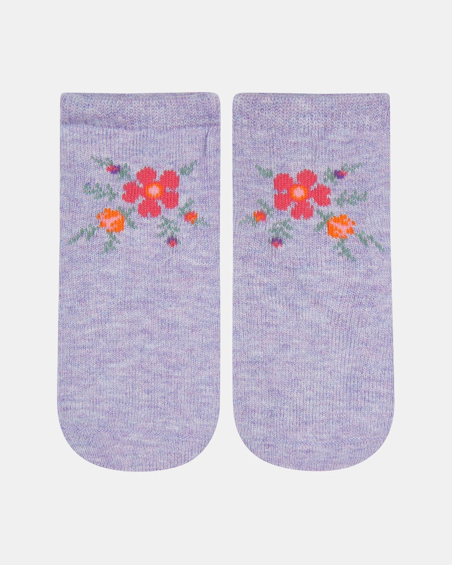 Organic Ankle Socks, Jacquard- Louisa