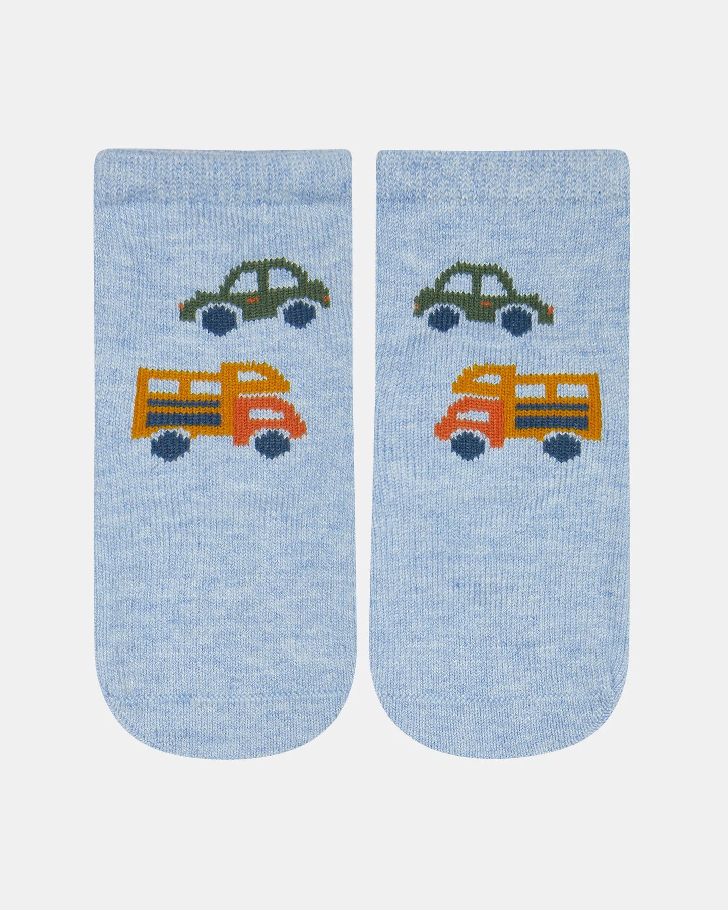 Organic Ankle Socks, Jacquard- Road Trip