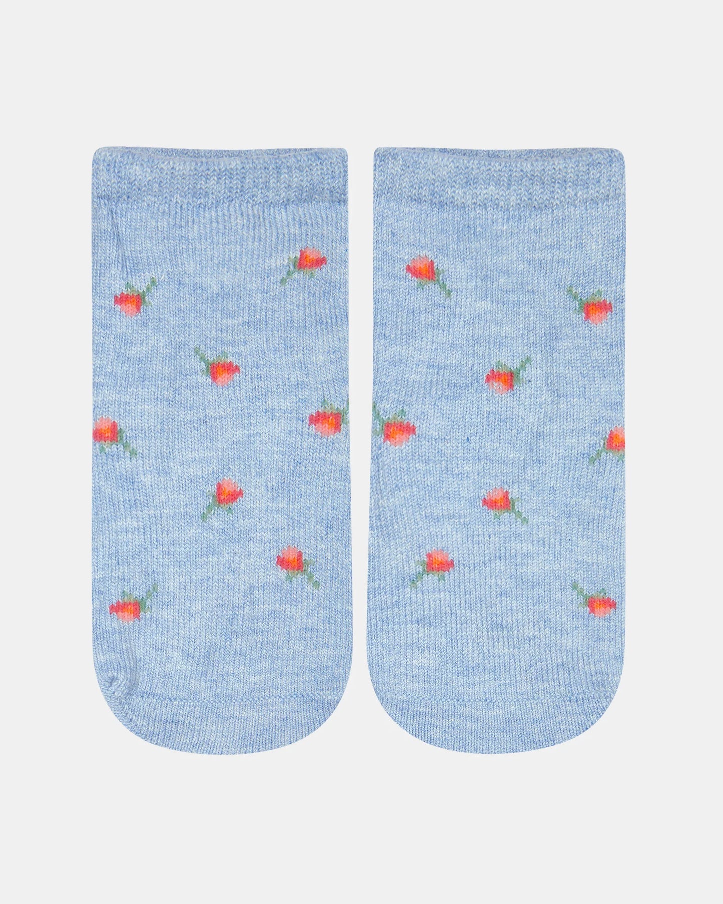 Organic Ankle Socks, Jacquard- Skyla