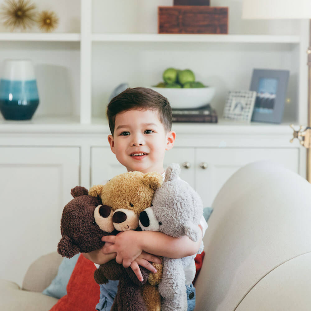 BEAR: FUZZY - GREY