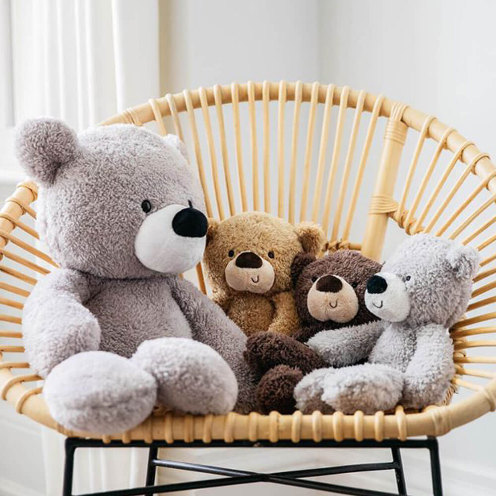 BEAR: FUZZY - GREY