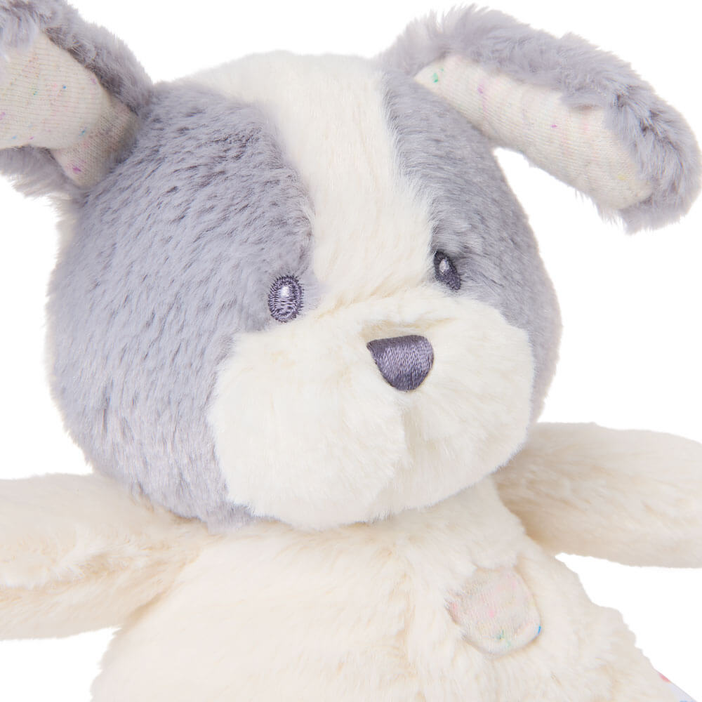 OH SO SNUGGLY GREY & WHITE PUPPY LARGE