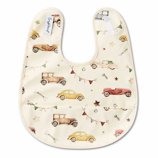 Snuggle Bib-Vintage Cars
