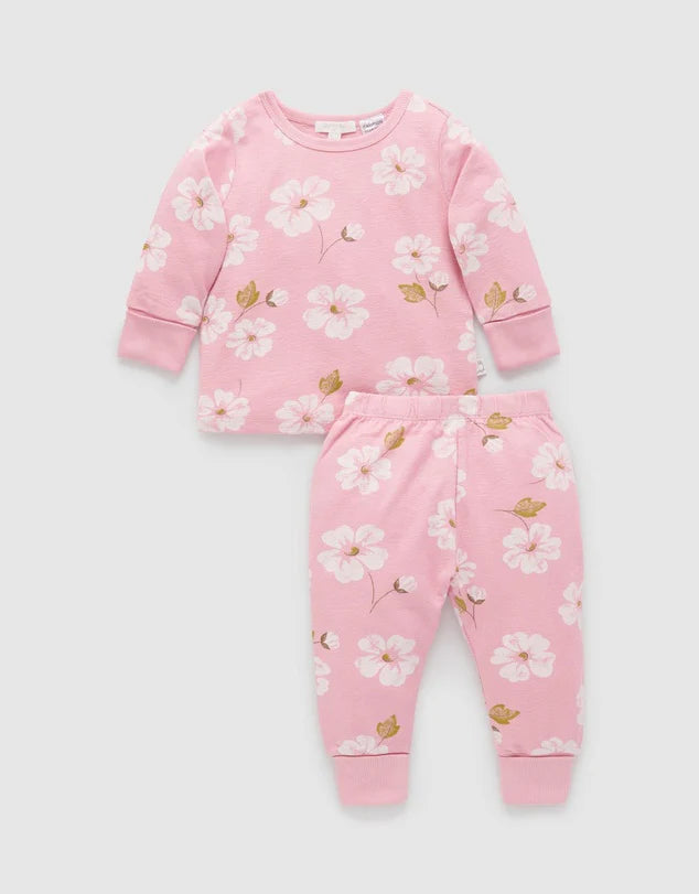 Wildflower Long Sleeve Textured PJ Set