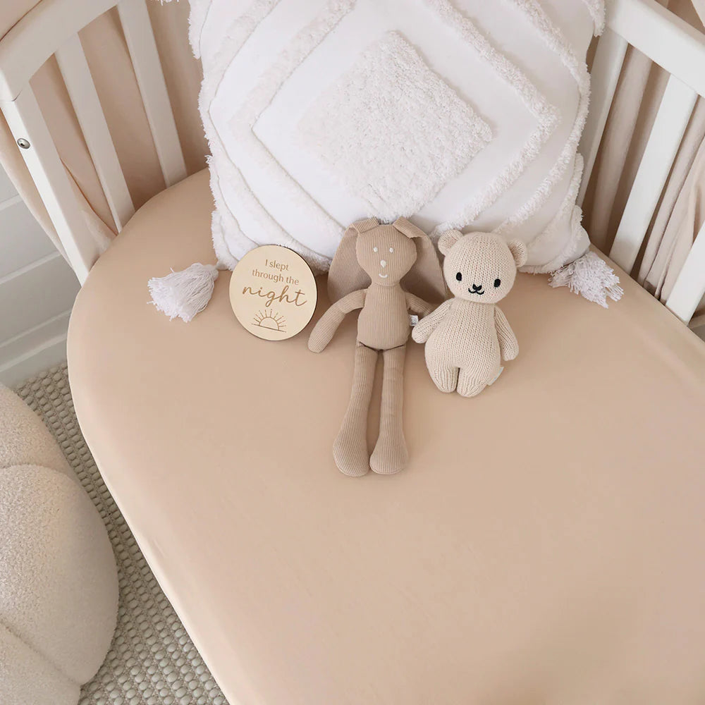 Babyccino Organic Fitted Cot Sheet