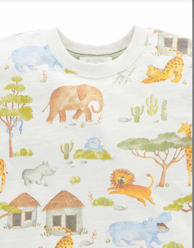 Busy Animals Tee