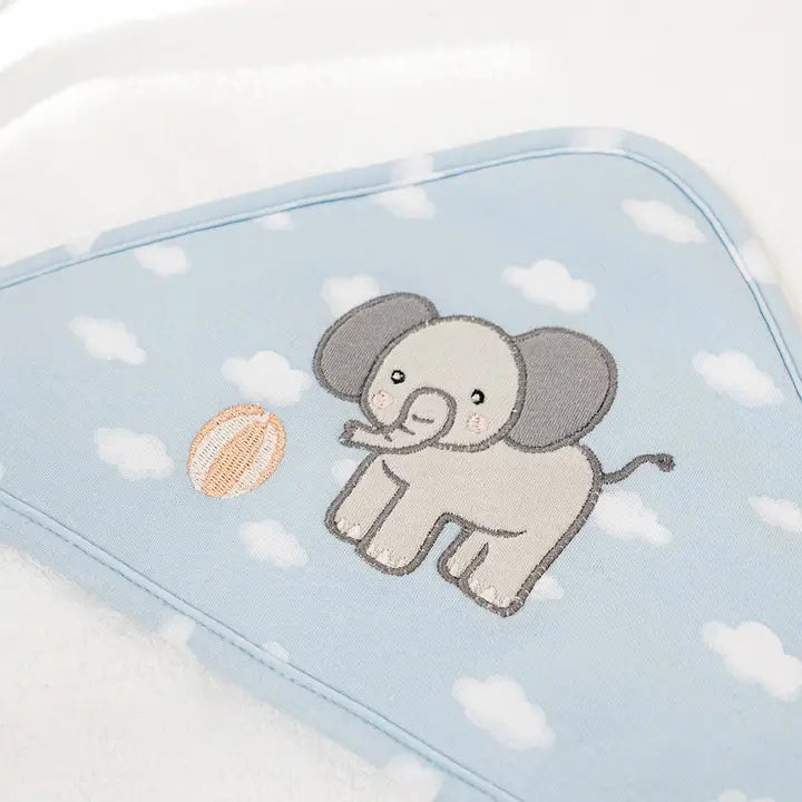 Hooded Towel - Elephant Playtime
