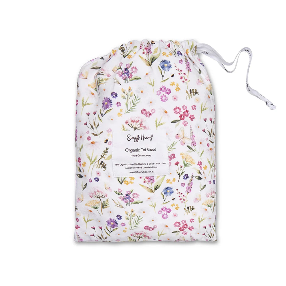Gracie Organic Fitted Cot Sheet