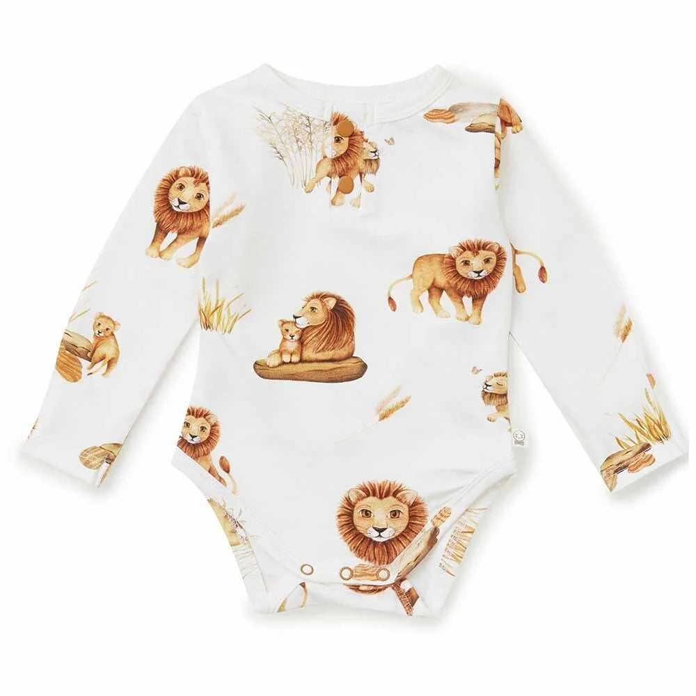 Lion Long Sleeve Bodysuit