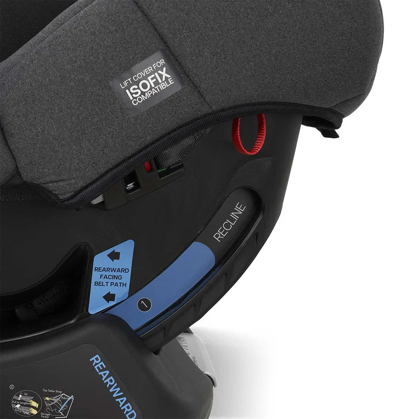 InfaSecure Momentum Go Convertible Car Seat -BLACK FLECK-ISOFix