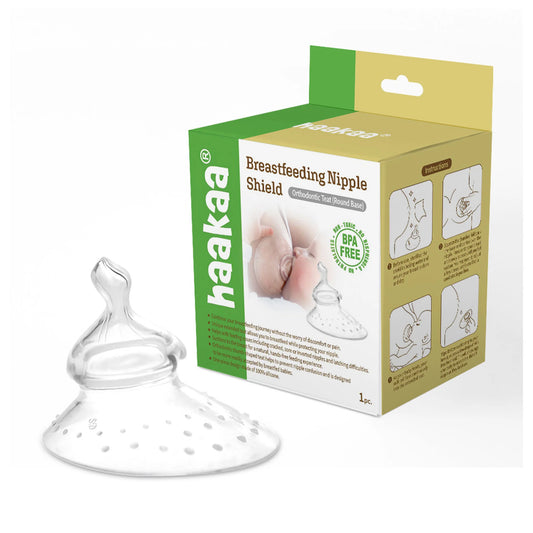 Haakaa Breastfeeding Nipple Shield - Orthodontic Round