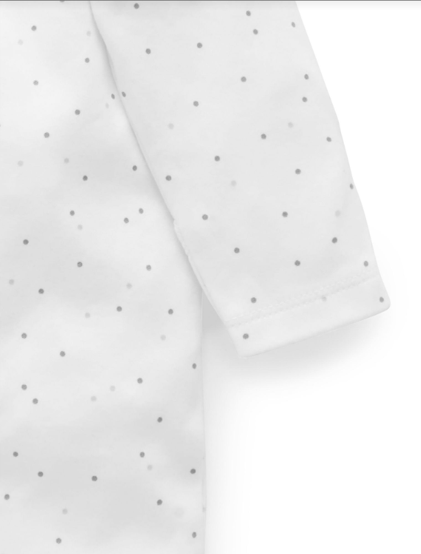 2 PACK ZIP GROWSUIT -Pale Grey Melange