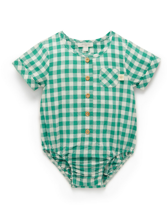 Palm Gingham Bodysuit