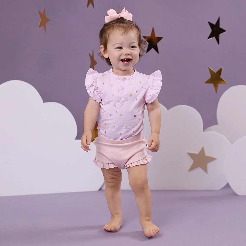 Twinkle Short Sleeve Organic Bodysuit