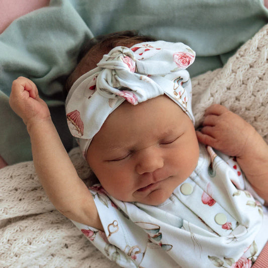 Organic Topknot - White Rabbit