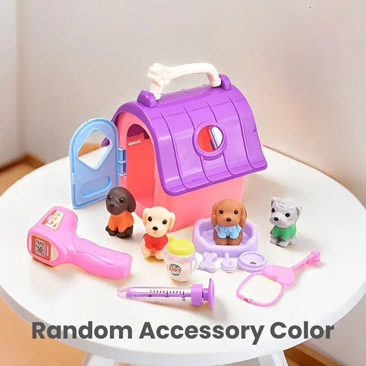 Pet Pretend Play Toys Dog Playset- Dr Set