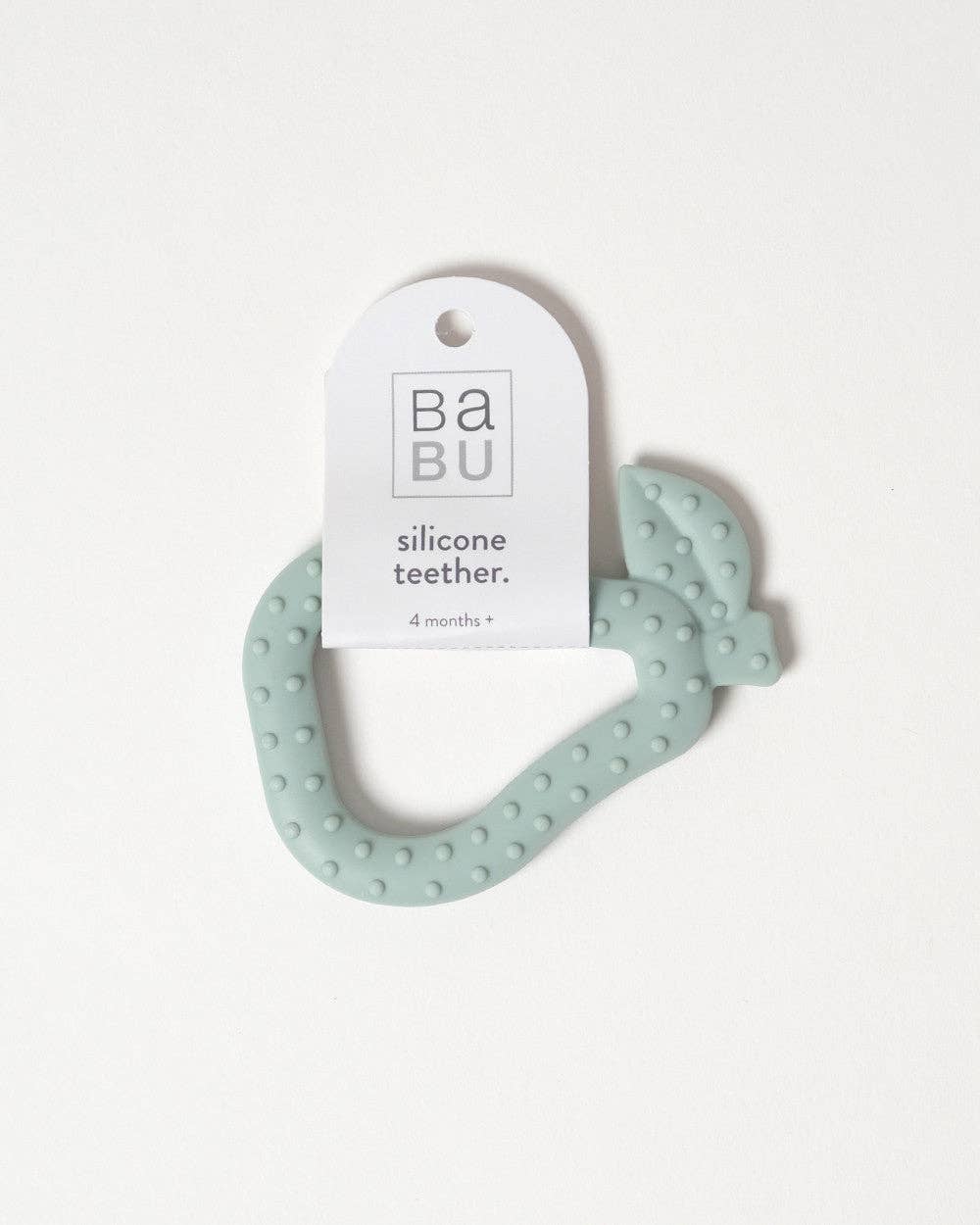 Silicone Teether: Apricot